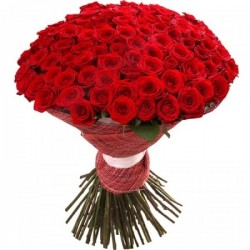 Букет красных роз 60 см