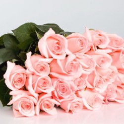 Букет роз нежно-розовые 80 см