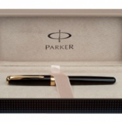 Перьевая ручка Parker (Паркер) Sonnet LaqBlack GT F 18К