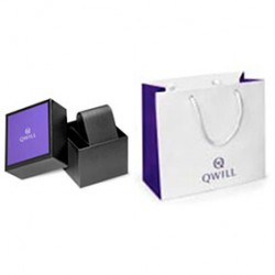 Женские серебряные наручные часы QWILL Fasion 02