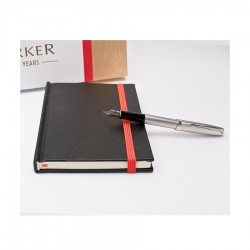 Подарочный набор Перьевая ручка Parker Sonnet Stainless Steel CT FP + записная книжка