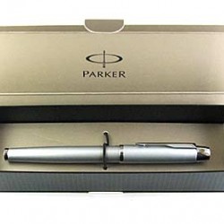 Parker IM Metal F221 Silver CT перьевая ручка