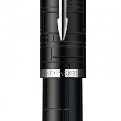 Ручка-роллер Parker IM Premium T222, цвет: Metal Black