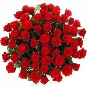Букет красных роз 80 см
