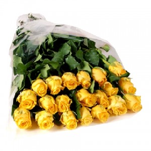 Букет желтых роз 80 см