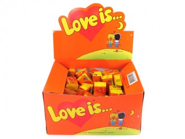 Жвачка Love is апельсин-ананас 100шт