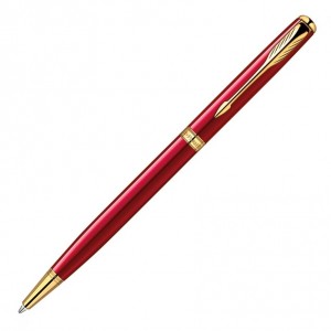 Шариковая ручка Parker (Паркер) Sonnet Slim Red Laquer GT