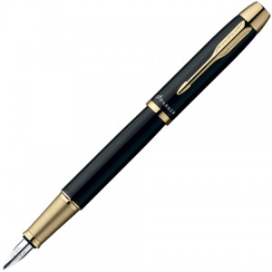 Перьевая ручка Parker IM Metal, F221, цвет: Black GT