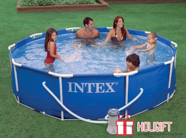  INTEX каркасный 457х122 см+ 5 аксессуаров Intex — , цена .