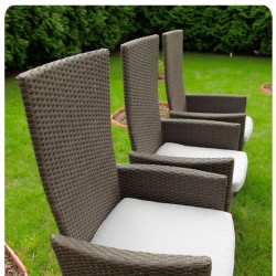 Садовая мебель из ротанга Lavras-205 (стол и 6 стульев с регулируемой спинкой)