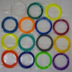 Набор полупрозрачного ABS пластика для 3D ручки,15цветов