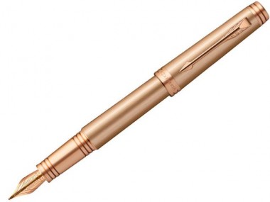 Ручка-роллер Parker Premier Monochrome T564, цвет: Pink Gold PVD