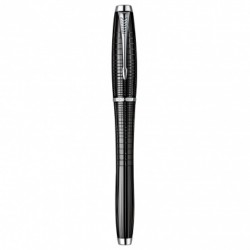 Ручка-5й пишущий узел Parker Urban Premium F504, цвет: Ebony Metal Chiselled